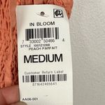 INC International Concepts Coral Smocked Tiered Cottage Boho Maxi Dress Sz M NWT Pink Size M Photo 4