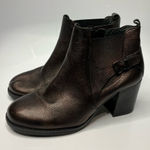 Bussola Dawson‎ Drake boots copper metallic heeled boots size 39 Brown Photo 0