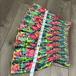 Lucky In Love 12" Floral Smocked High Rise Tennis Skirt Skort Pink Yellow Medium Photo 6