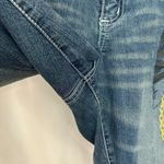 South Pole Embellished Capri Jeans Rhinestoneā Feather Design Womens Size 20 Blue Photo 4