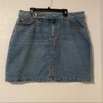 Crest Jeans The Collection Distressed Embellished Denim Skirt Sz: 23/24 Blue Size undefined Photo 0