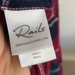 Rails  • Red Plaid Crimson Navy Clara Button Down Top Photo 7