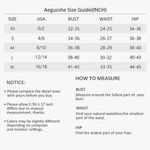 AEGUZSHE Women's Sexy Plunge One Piece Swimsuits Bathing Suits High Waitsted Monokini Swimwear Photo 8