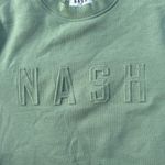 NASH Soft Green Crewneck Sweatshirt, Size S/M Photo 3