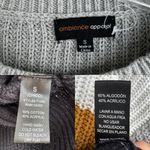 Ambiance Apparel Crew Neck Sweater Color Block On The Way Sweater Brown Photo 9