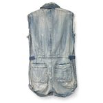 Anthropologie One Teaspoon XS Womens Denim Romper Shorts One Piece Outfit Photo 5
