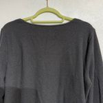 Aerie Black Waffle Knit Long Sleeve Top Sz XL Photo 6