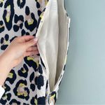 Ann Mashburn  Split-Neck Suri Dress Leopard Jacquard Photo 6