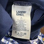 Lands' End  modest zip front high neck S floral swimsuit Photo 2