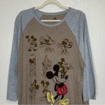 Disney  Mickey Mouse Women's 3/4 Sleeves Crewneck Tee, Size 2XL Photo 1