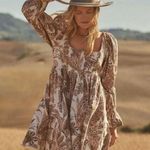 Anthropologie NWT  Pilcro Square-Neck Corduroy Babydoll Mini Dress Size XXS Photo 0