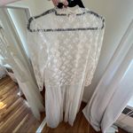 Victoria's Secret  vintage maxi cardigan transparent size S guipure lace C1 Photo 1