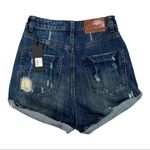 One Teaspoon  High Waist Bandits Tuscany Denim Jean Short Size 25 Festival Boho Photo 1