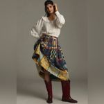 Hunter Bell  
Fallon Midi Skirt patchwork Blue Photo 4