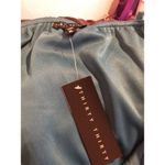 New NWT Green Mini Dress Fur Trim Spaghetti Straps Size XL Photo 2