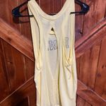Light Yellow PINK Victoria's Secret tank top Size M Photo 1