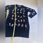 Tipsy Elves Black Christmas Lights Sequin Sweater Dress size L knit Size L Photo 5