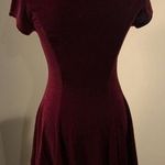 Urban Outfitters Red Velvet Babydoll Dress Photo 1