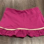 Pink with yellow trim tennis skirt/skort Photo 2