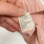 Free People  Peach Button Down Long Sleeve Babydoll Mini Dress Oversized S Photo 5