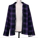 kim rogers  career purple black button jacket sz 14 Photo 3