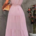 Summer /fall Maxi Sun Dress Pink Size M Photo 4