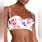 Kate Spade New York Smocked Floral Print Bikini Top, Size XL NEW w/Tag $138 Photo 7