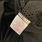 SO  Size L Black Sheer Mesh Back Long Sleeve Full Zip Hoodie Knit Sweatshirt Photo 9