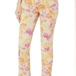 NYDJ Women's Sheri Slim Ankle Jeans Beach Garden Clementine Size 8P Photo 0