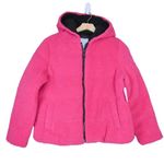 NVLT Womens M Berber Faux Shearling Fleece Hooded Jacket in Valentino Pink NEW Size M Photo 2