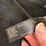 Eileen Fisher Wool Gauze Grid Poncho Black. One Size. Photo 8