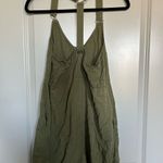 RVCA Olive Green Zipper Front Dress Photo 4