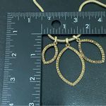 Lucky Brand Brass-tone Pave Charm Pendant 25” Long Necklace Photo 8