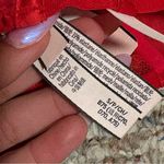 Victoria's Secret NWT  Dream Angels Unlined Red Lace-Up Corset Top- Size Small Photo 6