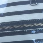 Kate Spade  
Glossy Black & White Striped Tote and Wallet! Photo 7