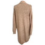 Long Duster With Pearl Accents Tan Size Small Photo 1