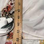 Fantastic Fawn  size large ivory self tie floral
Blouse v-neck button front NWT Photo 2