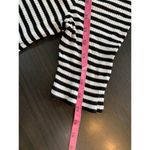 Ralph Lauren Denim & Supply  Womens Top XL Black Striped Lace Hem Preppy Nautical Photo 11