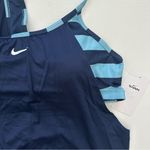 Nike Women's Navy and Light Blue Swim Top Size XL Photo 4