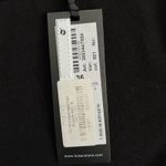 NWT Luisa Cerano Feather Hem Black Short Sleeve Shirt Size 6 Photo 5