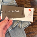 Boutique Ruffled Denim Skirt Photo 2