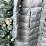 Michael Kors  Womens Gray Fur Trim Hooded Long Sleeve Puffer Jacket Size Small Photo 1