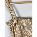 Gap Tie Back Tropical Babydoll Tank Top in Beige Tiger Print Size small Tall Photo 5