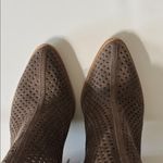1. State  Dark Brown Perforated Ankle Booties Photo 10