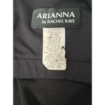 Arianna Rachel spaghetti straps black gown Sz 10 pink cherry blossom embroidery Photo 3
