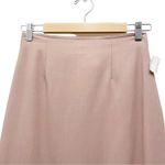Max Mara NWT Beige Blush Wool Knee Length Pencil Skirt Size 6 Luxury Designer Photo 4