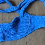 Clovelly Top in Azure Crinkle Blue Photo 1