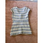 Charlie & Robin blue knit wool blend vest short sleeve bow detail size M Size M Photo 6