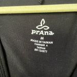 prAna  Black White Long Sleeve Scoop Neck Dress Womens M Gorpcore Athletic Minii Photo 2