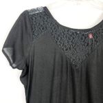 Therapy Short Sleeve Black Lace Romper Size S Photo 3